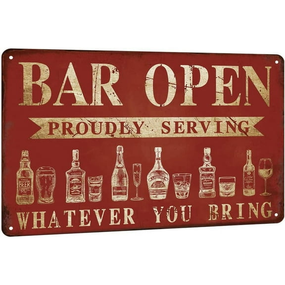 Decor 12'' x 8'' Funny Vintage Tin Signs Sarcastic Retro Metal Signs For Home Wall, Backyard, Cafes, Bar, Man Cave