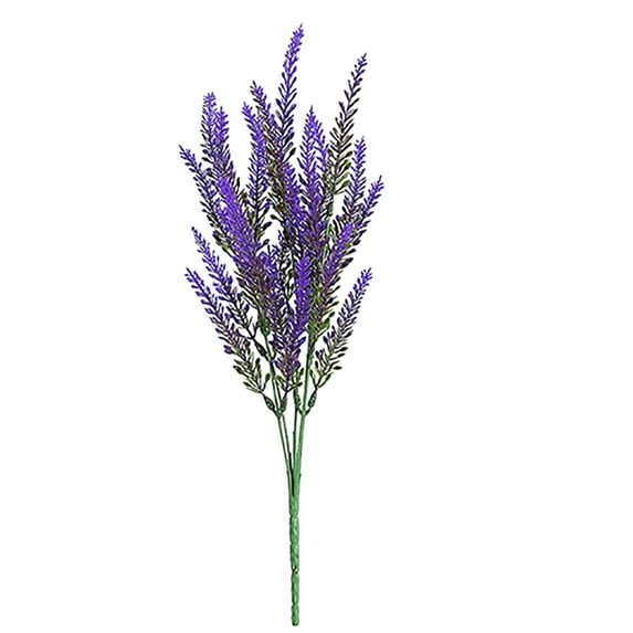 Decor Up to 50% off! LSLJS Outdoor Artificial Lavender Flowers Realistic Plastic Flowers Decoration No Fade Faux Plant Bouquet Filler DIY Floral Picks for Centerpiece Home Wedding Party Indoor