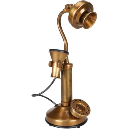 Decor Antique Decorative Non Functional Telephone, Bronze, 1 Count