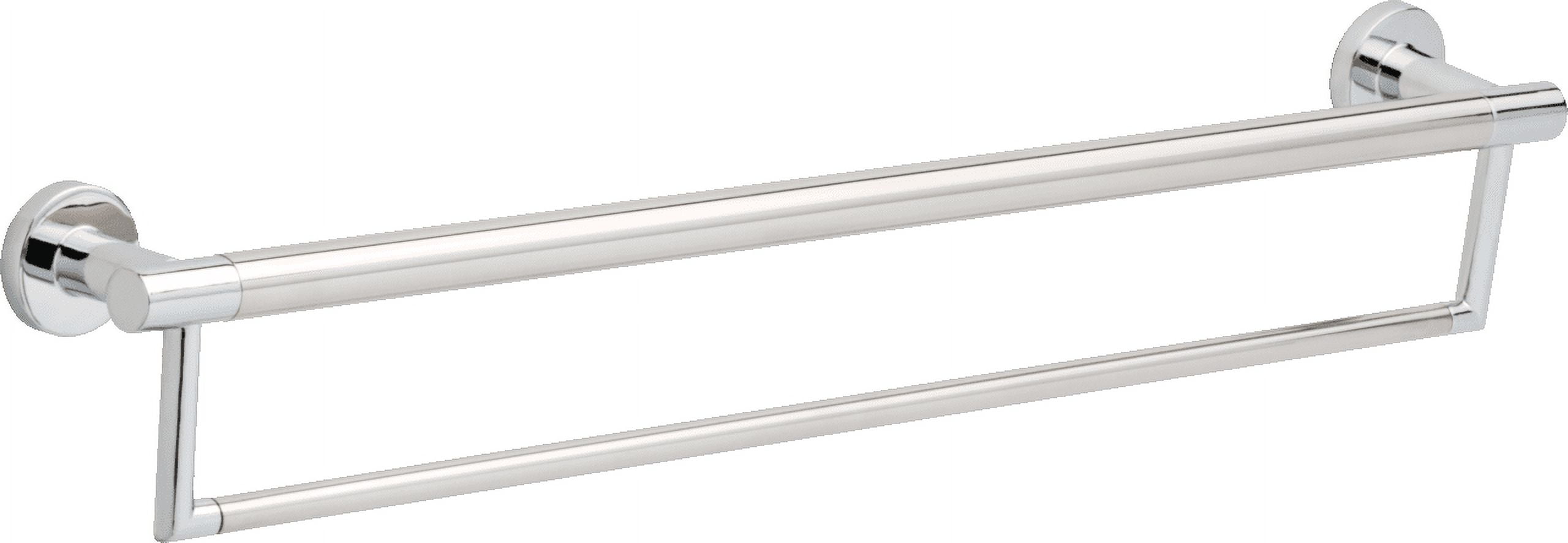 Polished Chrome 26" Wall Mounted Dual Towel Bar with Assist