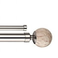 thumbnail image 1 of Decor Avenue Tan Travertine Double Window Curtain Rod Set, 28 to 48-inch, Satin Nickle, 1 of 3