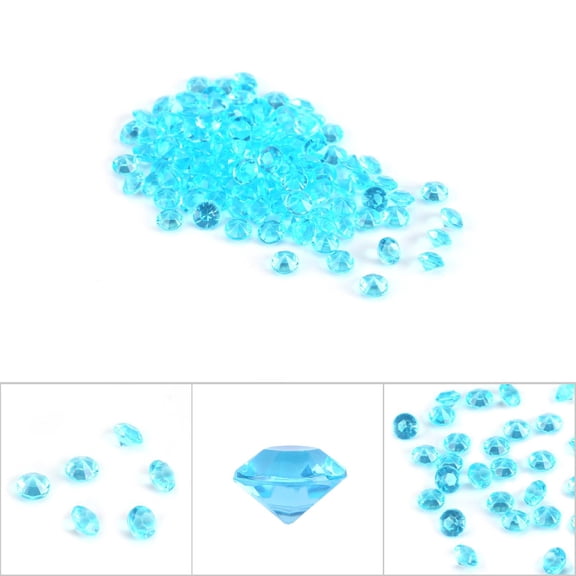 Decor Beads, Clear Acrylic Beads, Luxurious Brilliance Peculiar Smell Beautifully 1000pcs Acrylic Beads House Office Livingroom For Home