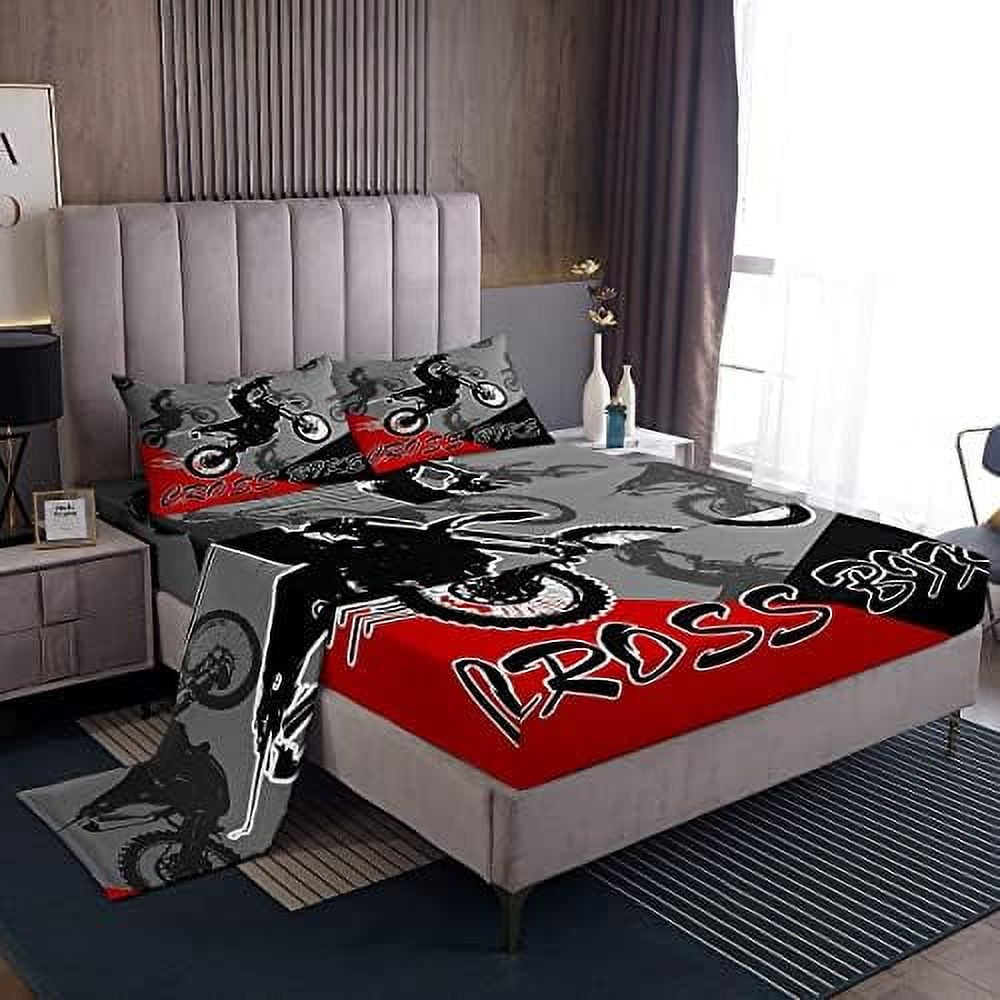 Decor Bed Sheet Set Kawaii Fungus Bedding Set Bee Print Fitted Sheet