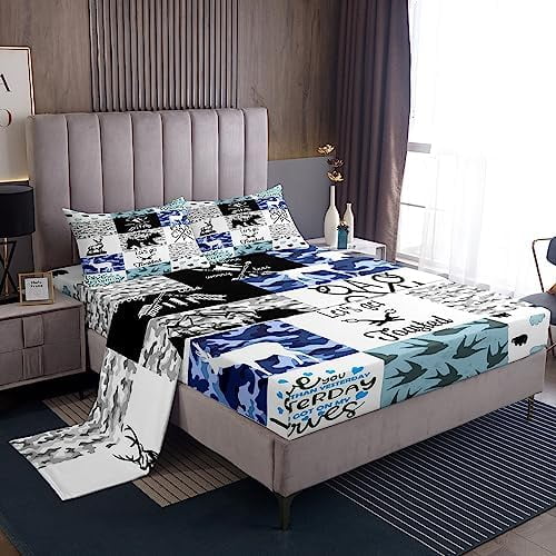 Decor Bed Sheet Set Kawaii Fungus Bedding Set Bee Print Fitted Sheet