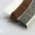 thumbnail image 1 of Decor Bottom Bristle Pile Seal Film Door Draught Excluder Brush Weather Strip 10m 5/9/15/23mm Window New Sale Durable, 1 of 1