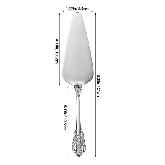 Decor Bread Knife Cake Cutter Pie Cutter Tool Pizza Server Kitchen Essentials Cake Spatula Small Stainless Steel