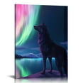 thumbnail image 1 of Decor Canvas Art Print Animal Painting Picture Framed Artwork for Living Room Wall Decor Framed Ready to Hang, 1 of 4
