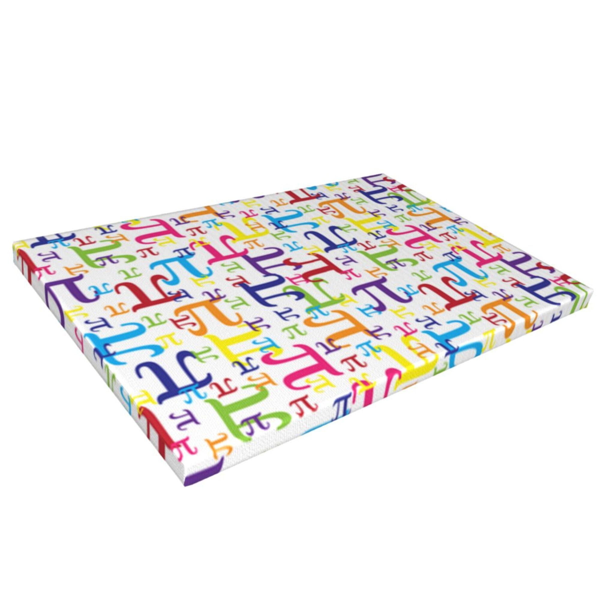 Decor Colorful Pi Math Wall Decor Bathroom Canvas Painting Modern ...