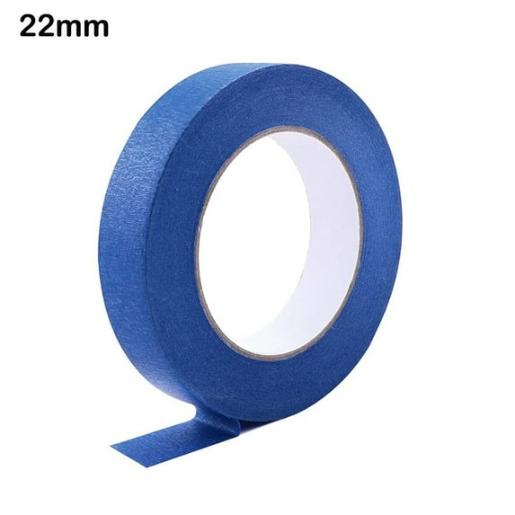 Decor Craft Temperature Resistance Peel Masking Sticker Blue Clean Release Paper Painting Masking Tape Car Decor Sticker Blue Painters Tape 22MM