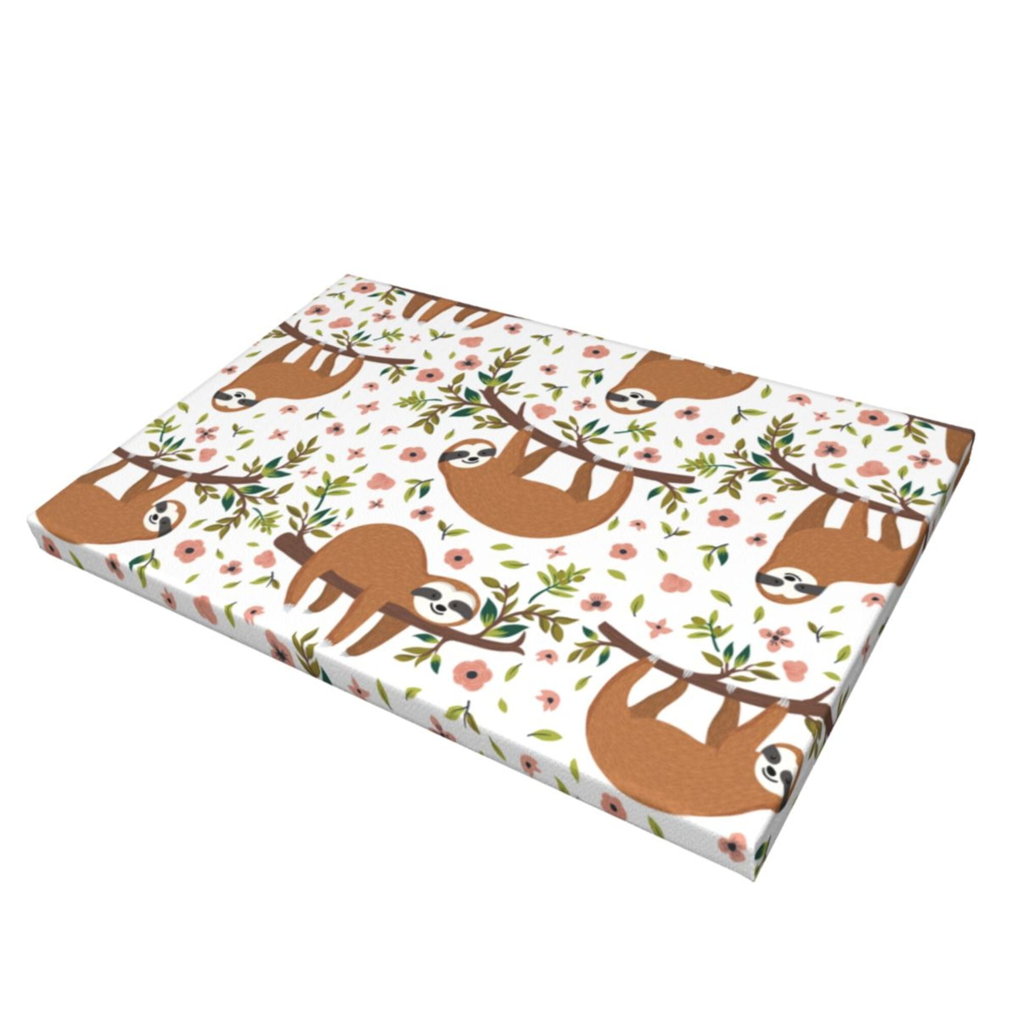 Decor Cute Sloths Animal Wall Decor Bathroom Canvas Painting Modern