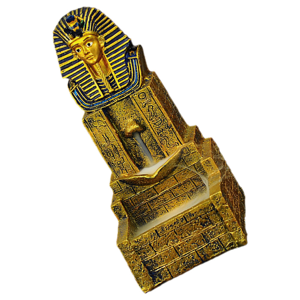 Decor Egyptian Statue Bakhoor Burner Waterfall Egypt Incense Holder