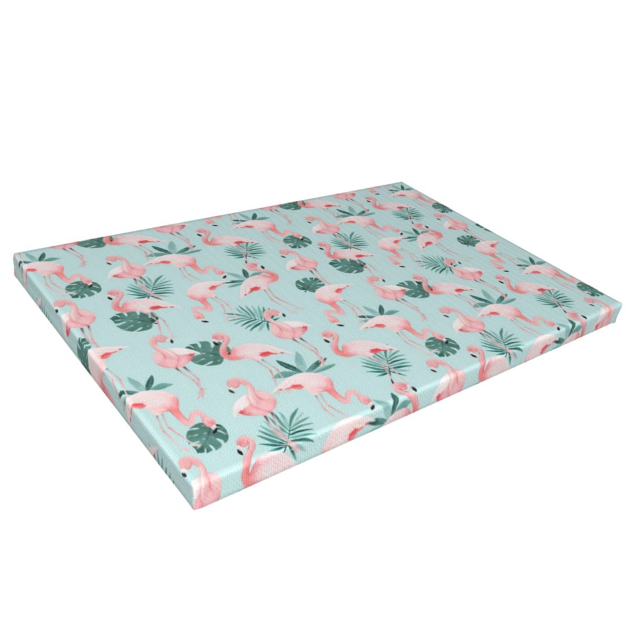 decor-flamingo-palm-leaf-pattern-wall-decor-bathroom-canvas-painting