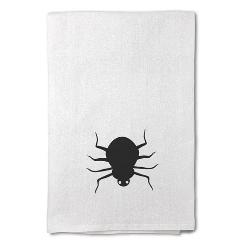 Decor Flour Kitchen Towels Spider Halloween Cleaning Supplies Dish Towels White