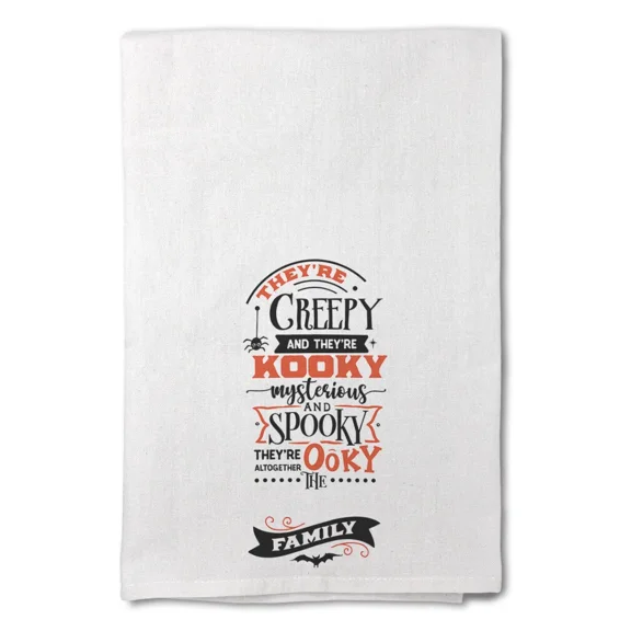Decor Flour Kitchen Towels They'Re Creepy Cleaning Supplies Dish Towels White
