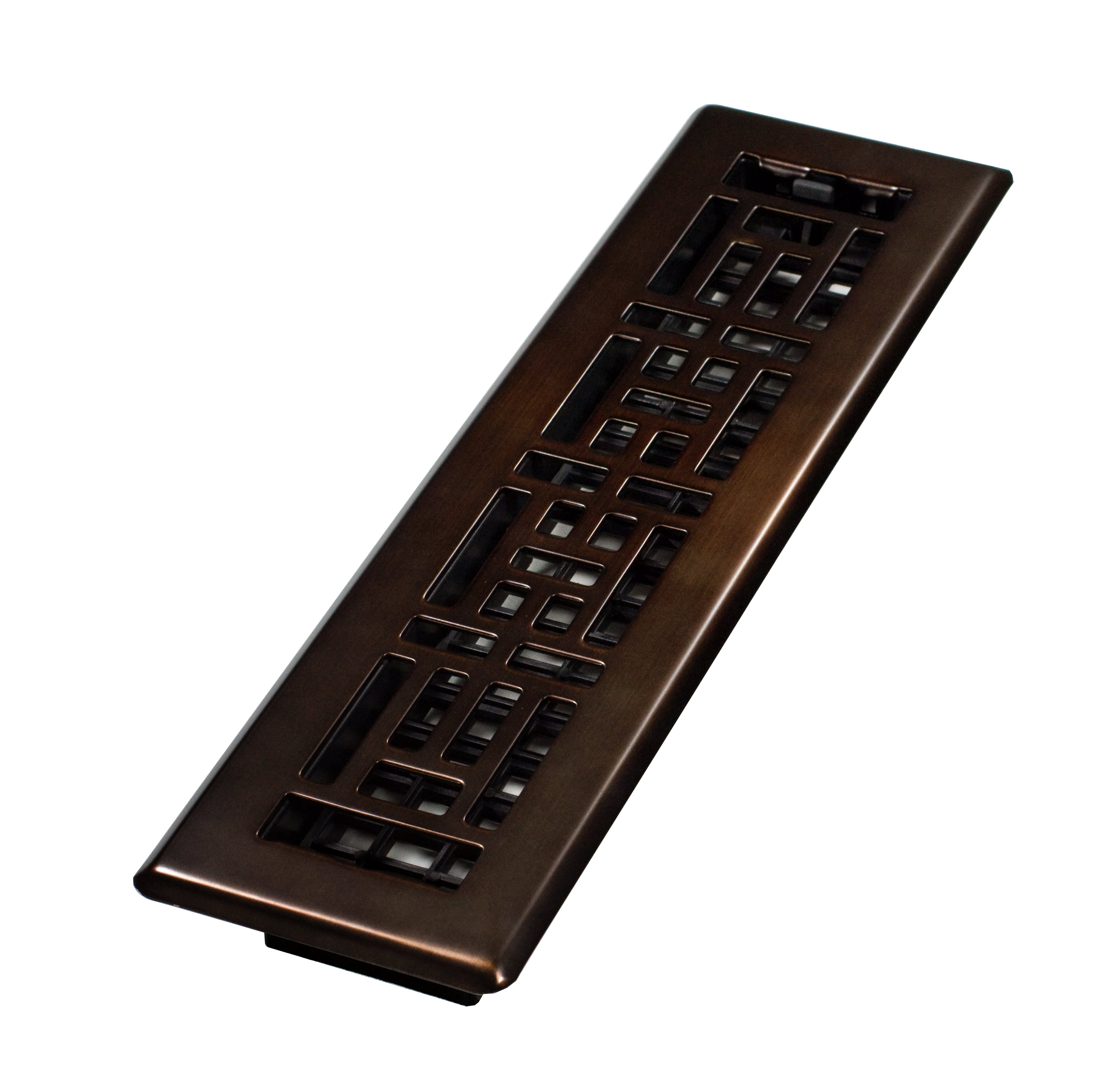 Rubbed Bronze 2x12 Decorative Steel Floor Register