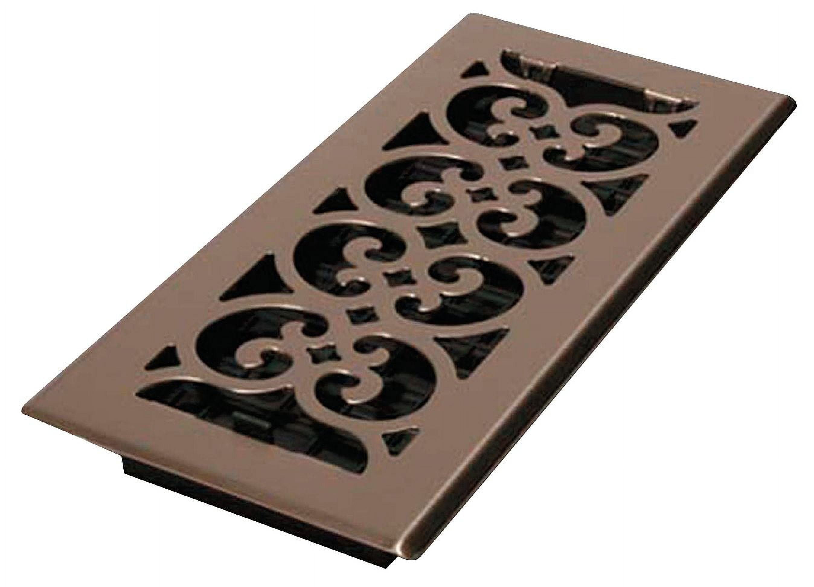 Floor Register 5.5 X 9.5, Brushed Nickel, Steel SPH408-NKL