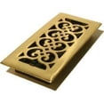 thumbnail image 1 of Decorative Floor Register Bright Brass, 1 of 1