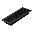thumbnail image 1 of Decor Grates NGH412-RB New Gothic Floor Register, 4x12 Inches, Rubbed Bronze Finish, 1 of 5
