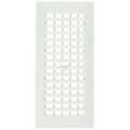 thumbnail image 1 of Decor Grates PL410-WH 4-Inch by 10-Inch Plastic Floor Register, White, 1 of 2