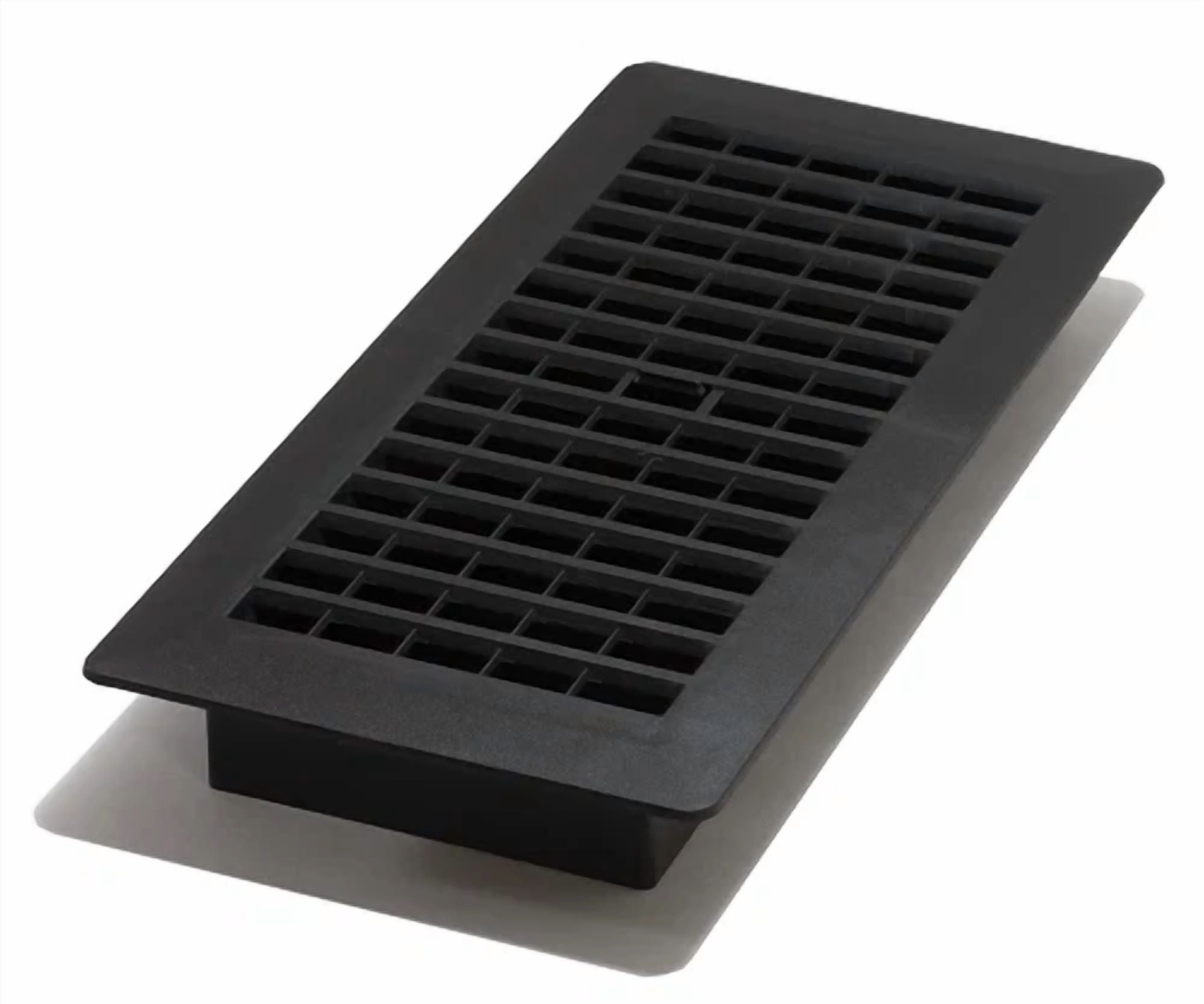 Decor Grates Pl410-Blk 4-Inch By 10-Inch Plastic Floor Register, Black