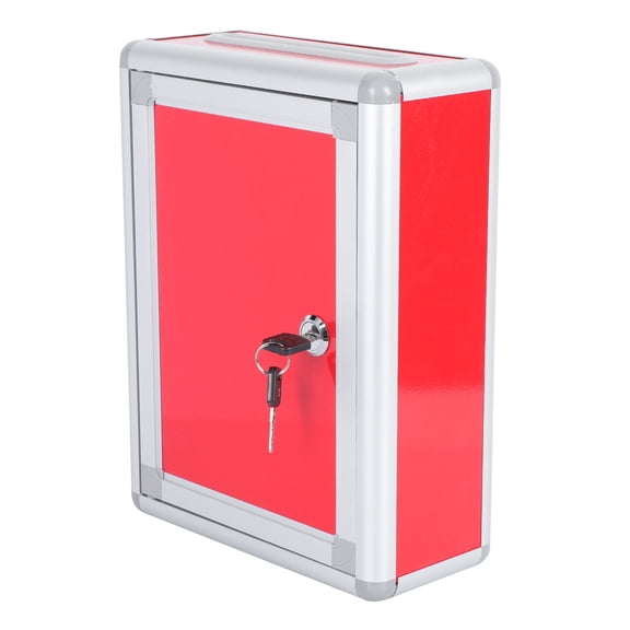 ifundom Metal Suggestion Box Lock, Office Mailbox in Multiple Colors for Feedback, Message Collection and Suggestions