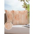 thumbnail image 1 of Decor Home Covers Cushion Garden Case Cover Pillow Waterproof Pillowcase Orange Nordic Texture Geome, 1 of 5