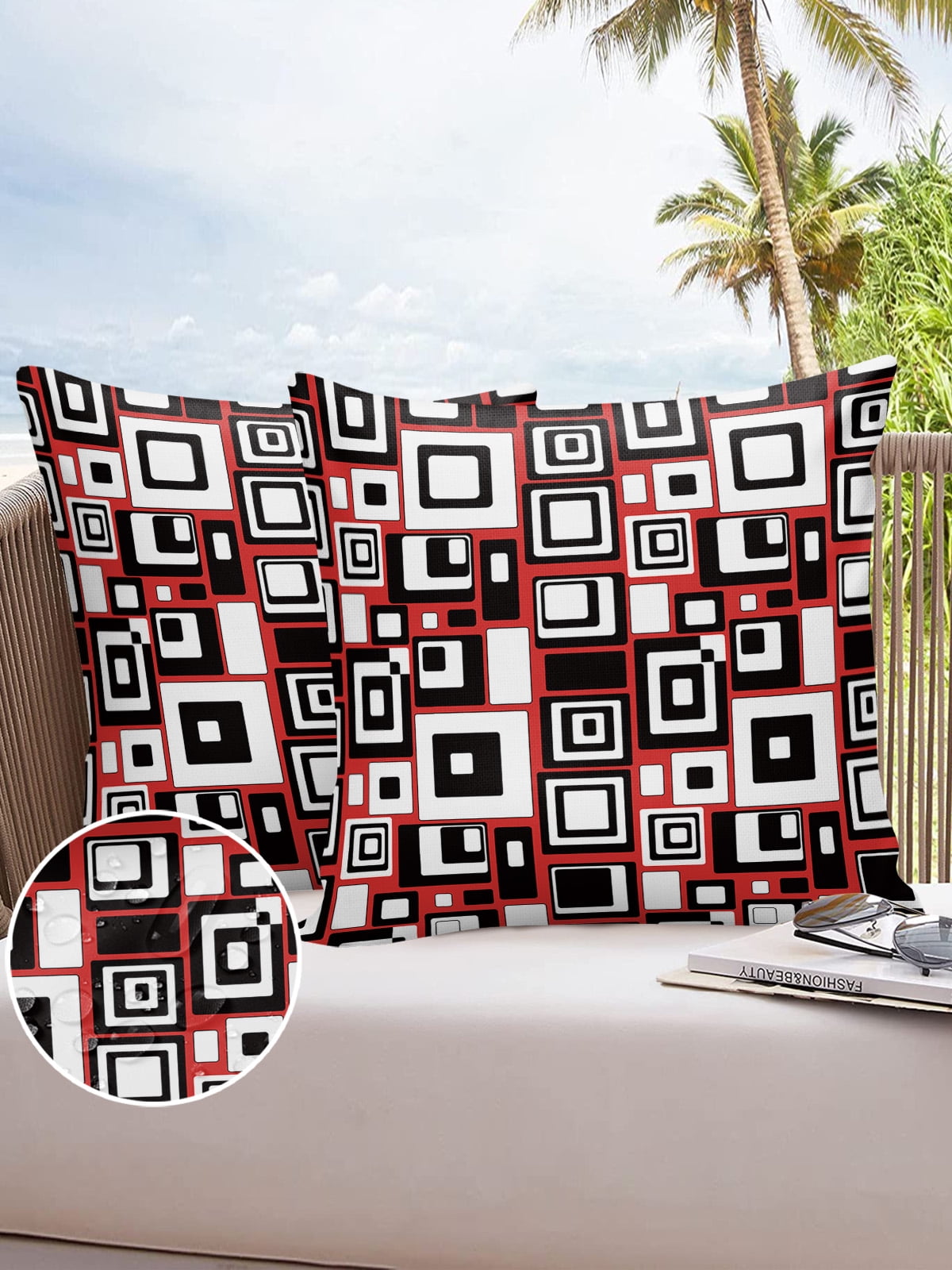 Decor Home Covers Cushion Patio Garden Case Cover Pillow Sofa