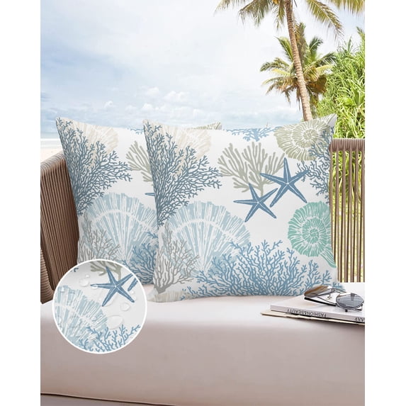 Decor Home Covers Cushion Patio Garden Case Cover Pillow Waterproof Pillowcase Outdoor Star Shells C