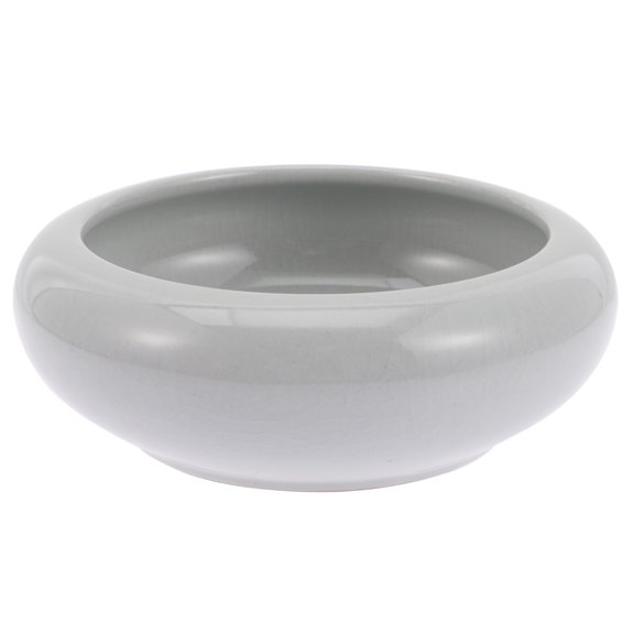 ifundom White Ceramic Plant Pot Decorative Container for Indoor Outdoor Decoration