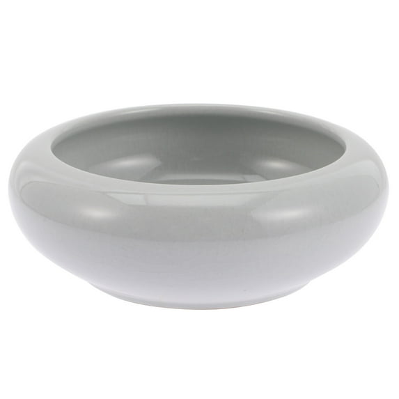 ifundom White Ceramic Plant Pot Decorative Container for Indoor Outdoor Decoration