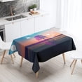 thumbnail image 1 of Decor Home Table Dining Kitchen Waterproof Resistant Stain Tablecloth Rectangular Printed Landscape, 1 of 5
