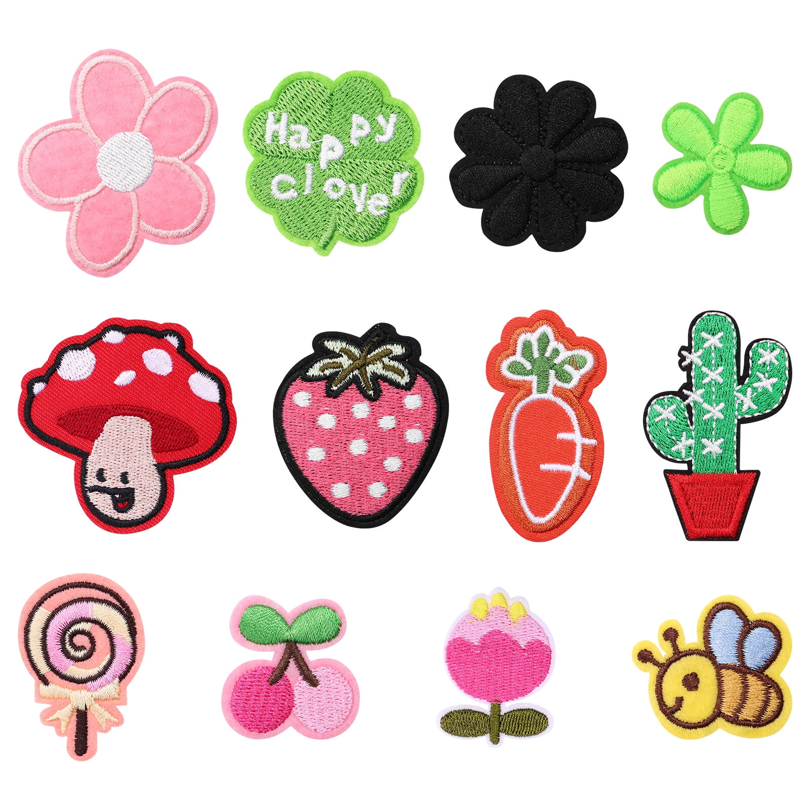 Decor Iron Patches Embroidered Decorative Applique Clothes Stickers Jeans Kids Child