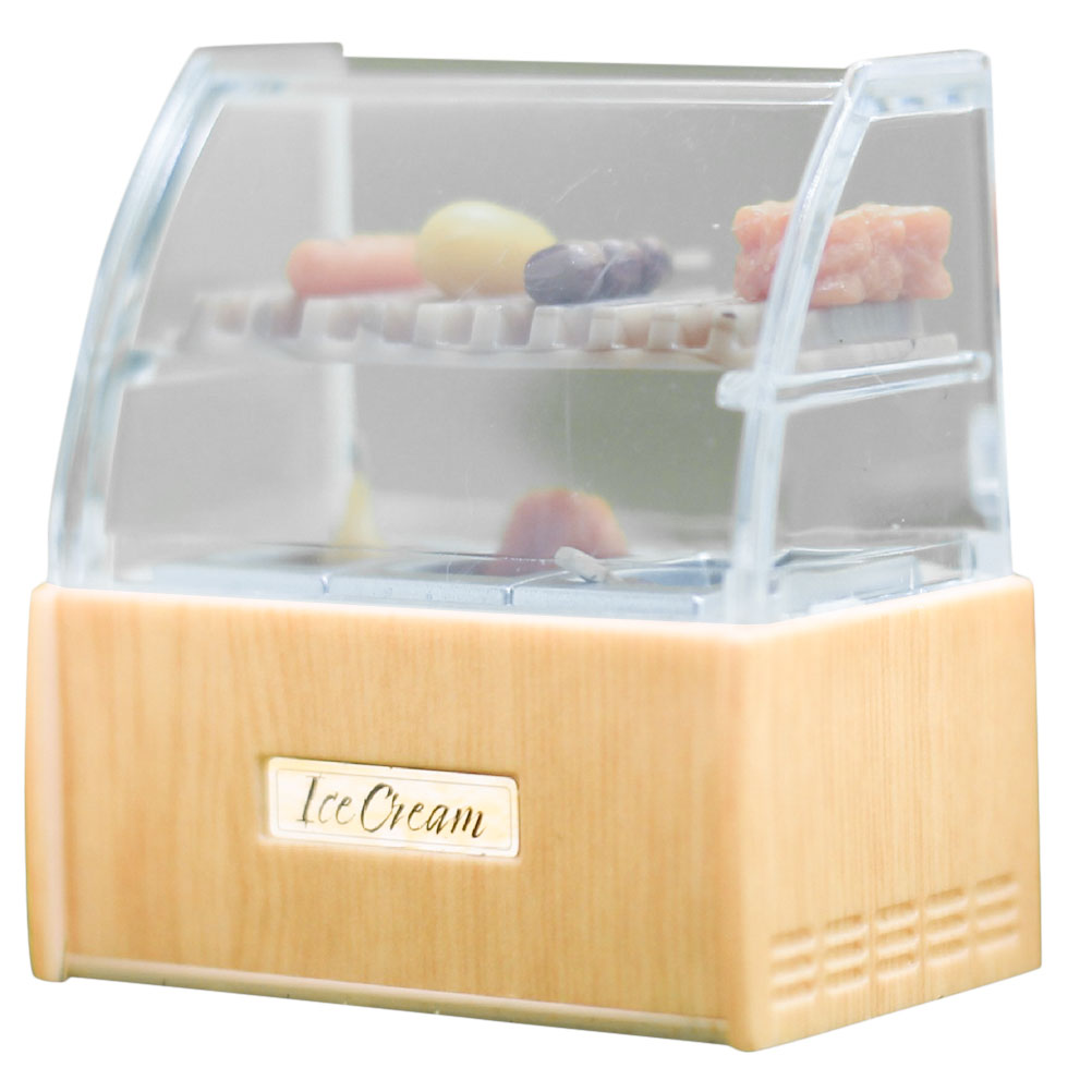 Qnmwood Miniature BBQ Food Display Shelf Pretend Play Kitchen