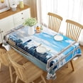 thumbnail image 1 of Decor Kitchen Room Dining Table Coffee for Cover Table Rectangular Landscape Beautiful Tablecloth Wi, 1 of 5