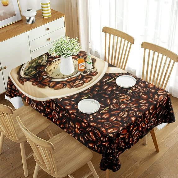 Decor Kitchen Room Dining for Cover Table Artwork Rectangular Ornamental Background Themed Pattern S