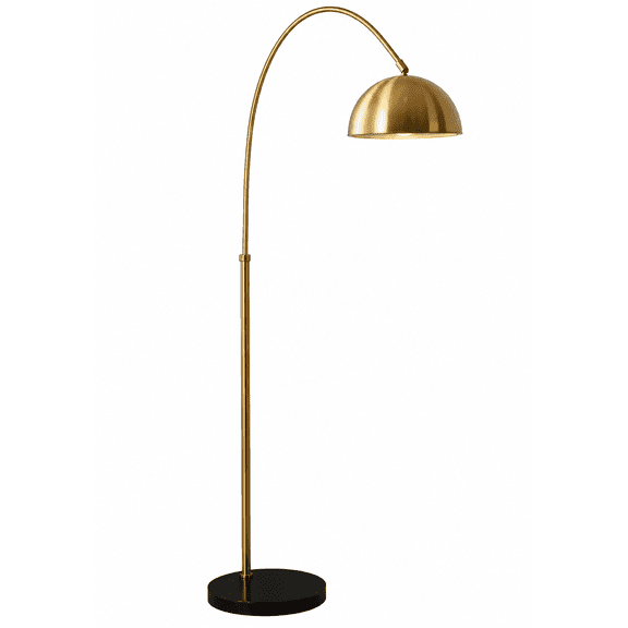 Decor Living Modern Collection Floor Lamp for Living Room, Bedroom and Reading Nook, 70.9 in Tall Metal Standing Lamp, E26 Base, 60W Max, Bronze