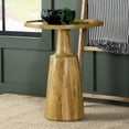 thumbnail image 1 of Decor Mango Wood Pedestal Table - 24" Height Accent For Decorative Use 20"x20, 1 of 2