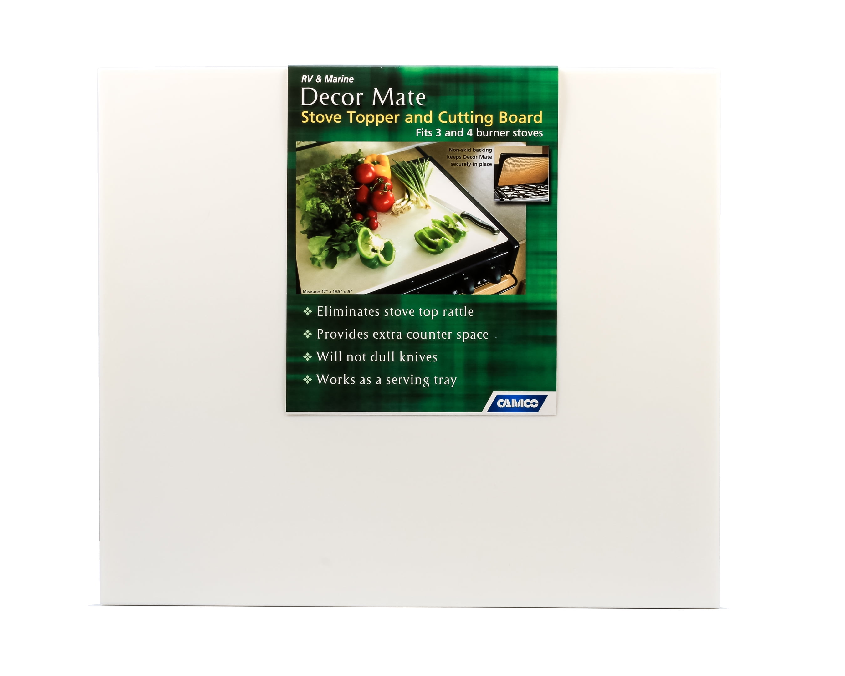 Decor Mate Stove Topper White 17" x 19-1/2" x 1/2"