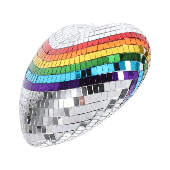 Decor Mini Decoration Disco Heart Shaped Mirror Ball