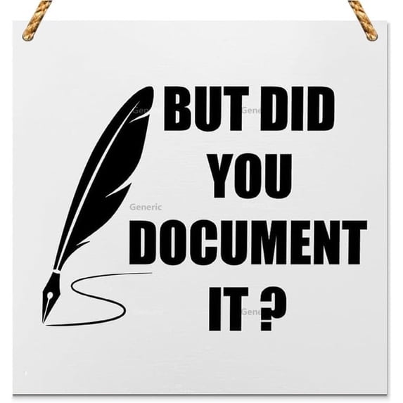 Decor Office Supplies White Wooden Sign But Did You Document It Humor Manager Coworker HR Gifts Office Organizer Wood Plaque Home Decorations Wood Sign Wooden Wall Decor 5 * 5 inch