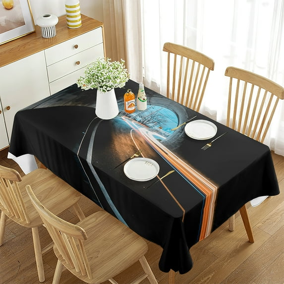 Decor Party Picnic Room Living Kitchen Room Dining Table Coffee for Cover Table Rectangular Tableclo