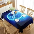 thumbnail image 1 of Decor Party Room Dining Kitchen Galaxy Tablecloth Rectangular for Decor Space Outer Mysterious Unive, 1 of 5