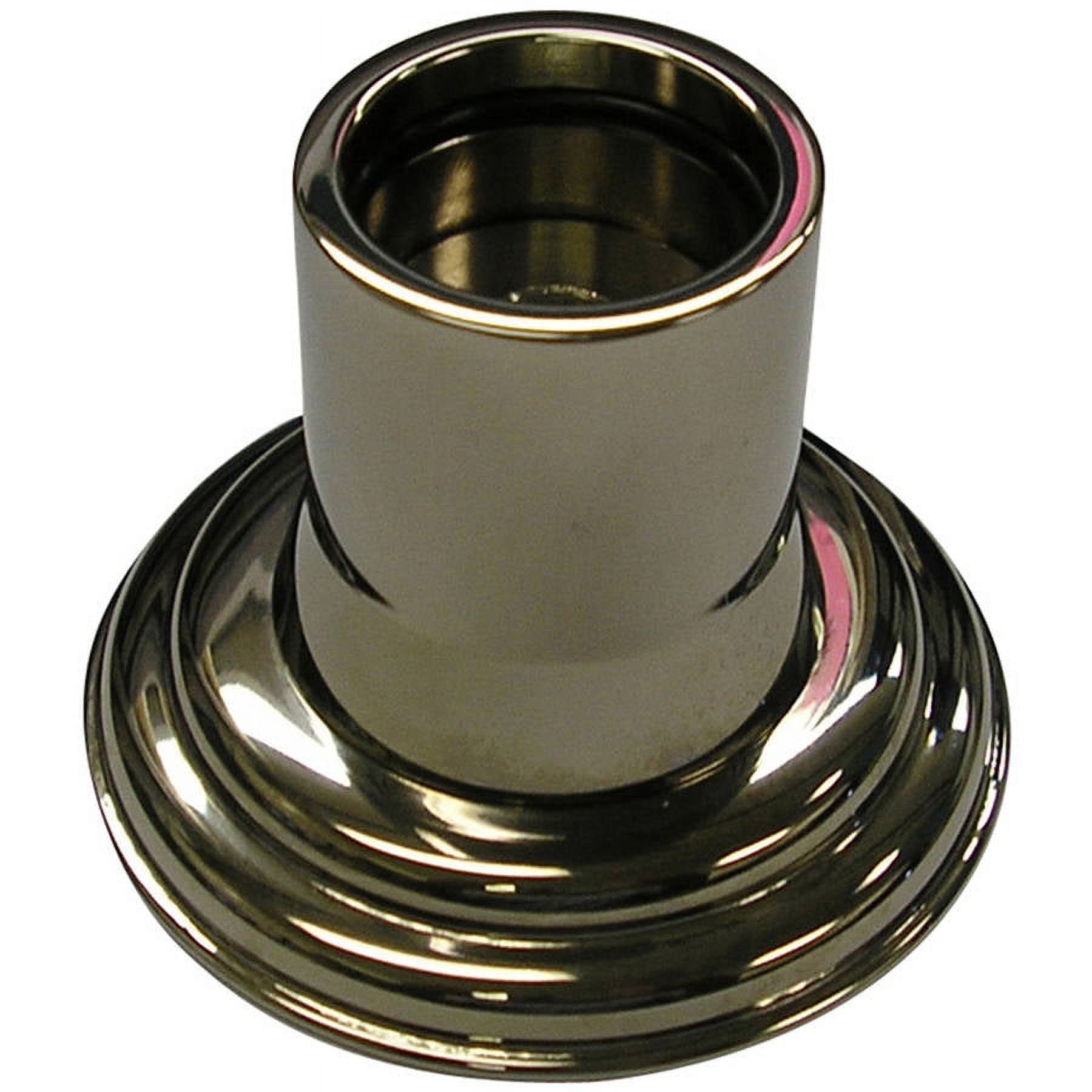 Decor Plumbing 1" Round Shower Rod Flange, Pair