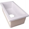 thumbnail image 1 of Decor Plumbing Dani 9" Kitchen Fireclay Prep Sink, White, 1 of 1