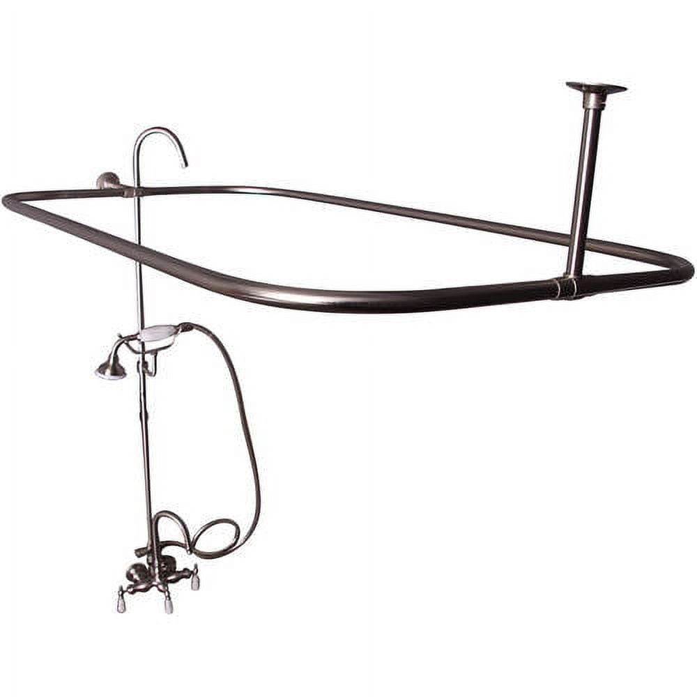 Decor Plumbing Gooseneck Tub/Shower Unit for Cast Iron Tub