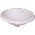 thumbnail image 1 of Decor Plumbing Macey 15" Drop-In Lavatory Basin, White, 1 of 1