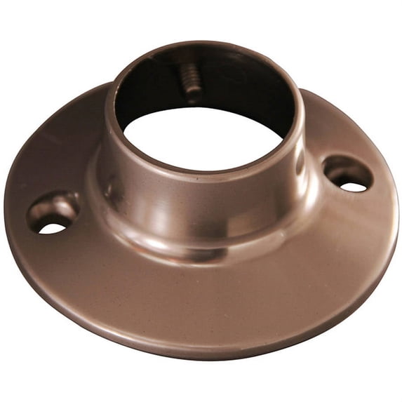 Dcor Plumbing Round Shower Rod Flanges,