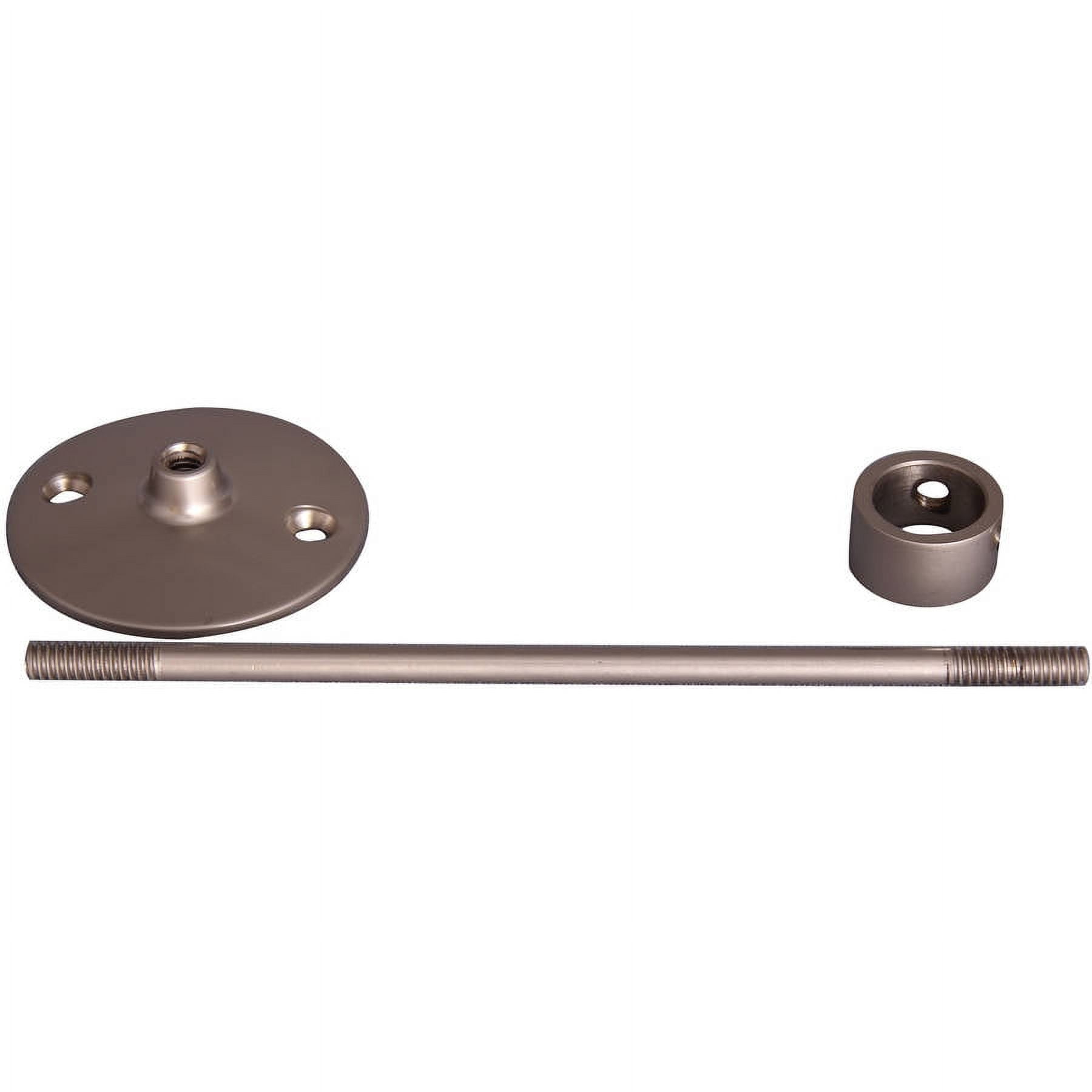 Decor Plumbing Shower Riser Wall Support Assembly in Brushed Nickel