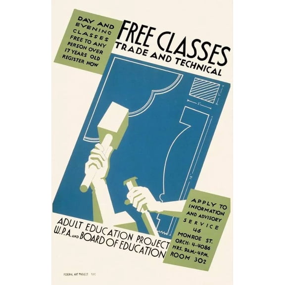 Decor Poster. Graphic Art Design. Adult Education. Project Shop Wall Art. 16 x 24 Inch Poster