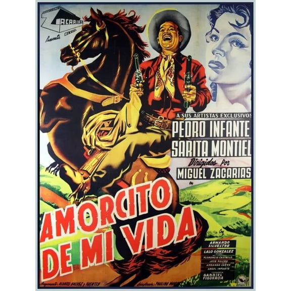 .Decor Poster.Room wall.Home design.Mexican movie Pedro Infante Amorcito 11 x 17 Inch Poster